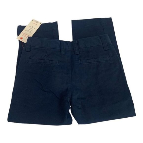Cat & Jack Boys School Uniform Navy Chino Pants With Reinforced Knees Size 4 - Picture 7 of 7